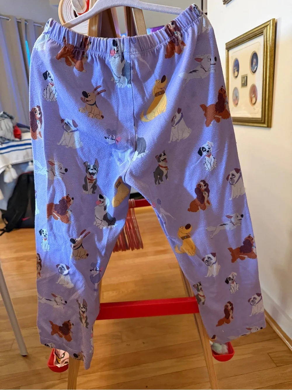Disney dogs mornings are RUFF pajama set kids size 5/6